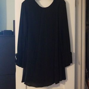 Zara Long Sleeve Shift Dress